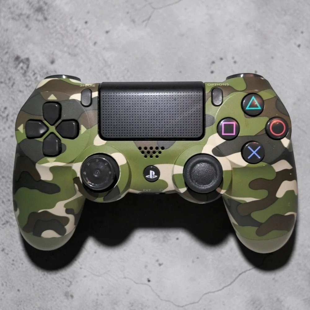 Sony PlayStation 4 PS4 DualShock Wireless Controller Green Camo CUH-ZCT2U Works